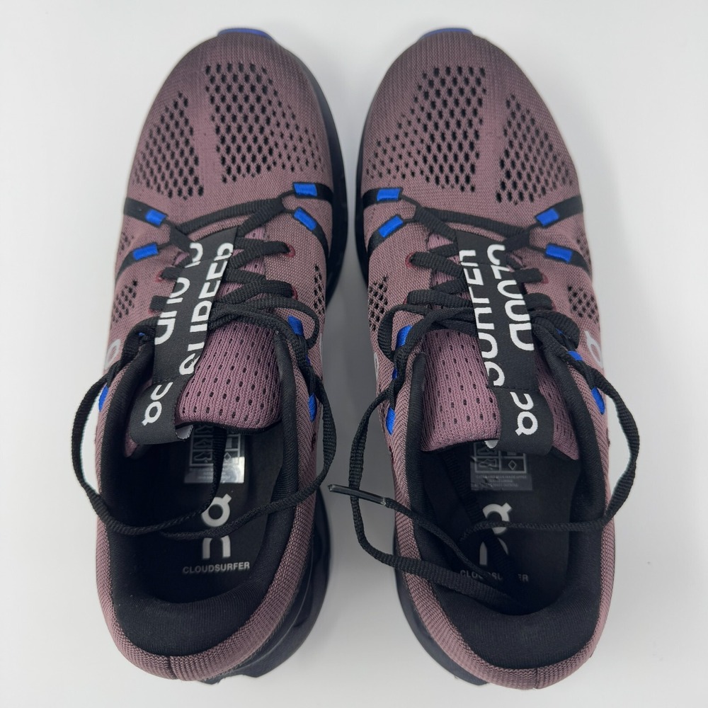 On Cloudsurfer Black Cobalt Men's Running Shoes Size 8.5 - Picture 2 of 9